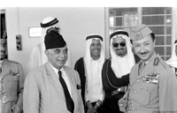 الوصي على العرش في البصرة سنة 1941 يدير الحملة لاسقاط وزارة الكيلاني
