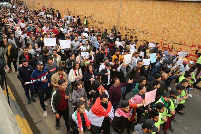 يوميات ساحة التحرير..الطلاب يعلنوها: نحن مع الثورة وجاهزون للمليونية