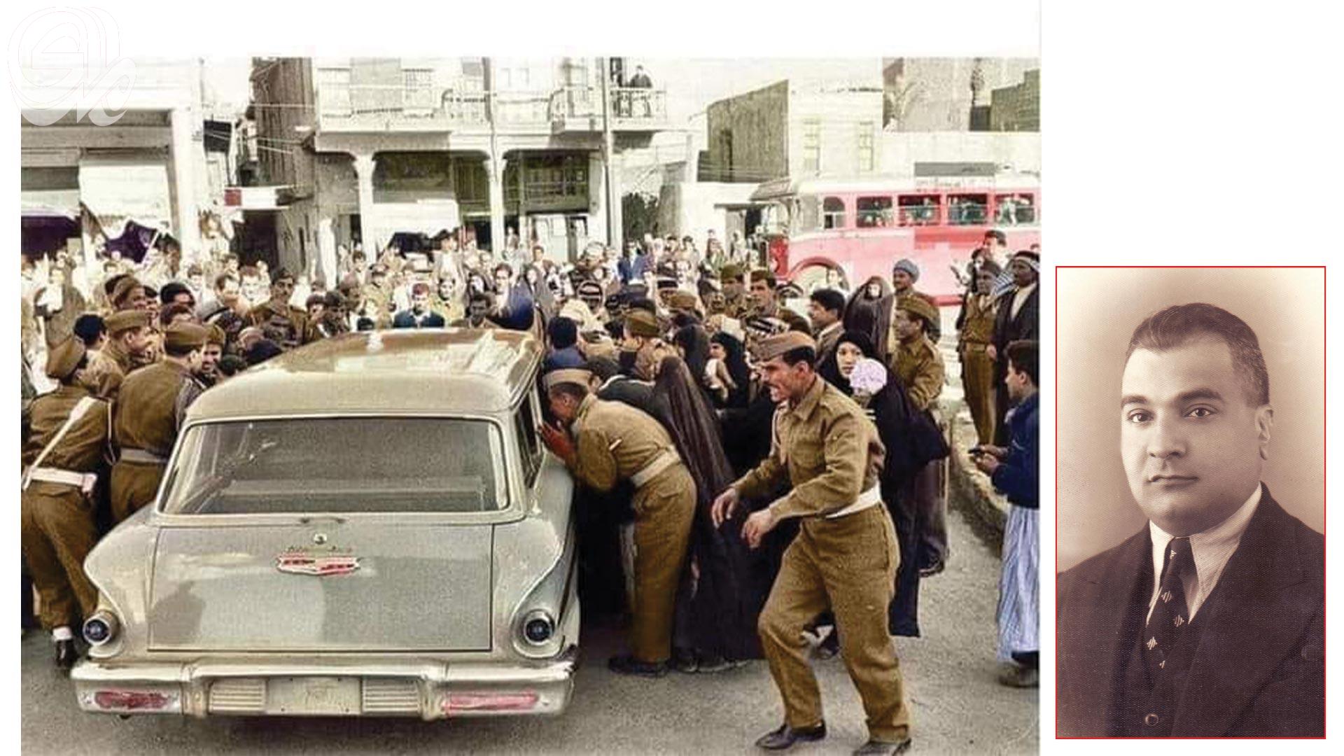 قبل ساعات من إنقلاب 8 شباط 1963 لقاء مع عبد الكريم قاسم