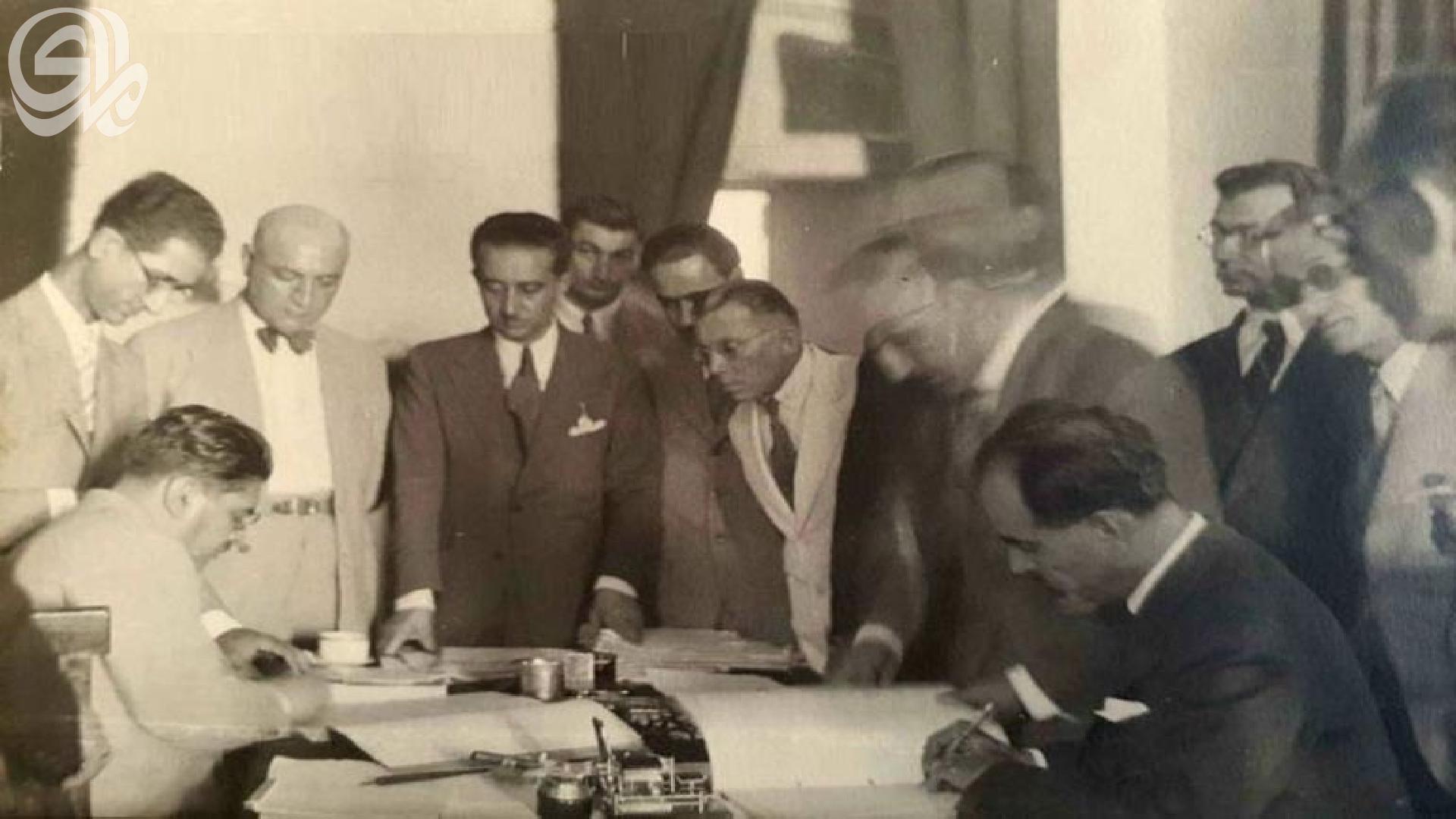 عندما أصبح ناجي الأصيل وزيرا للخارجية سنة 1936